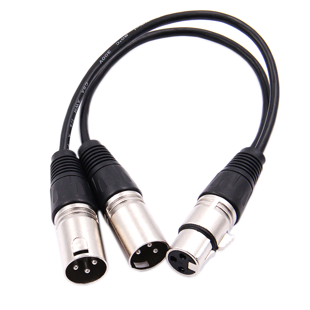 Audio Splitter Y - Кабель-адаптер Y-образный разветвитель 30 см, 3-контактный