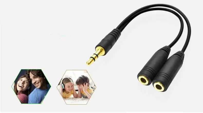Разветвитель для наушников, уд – обзор и цена Audio Splitter Y
