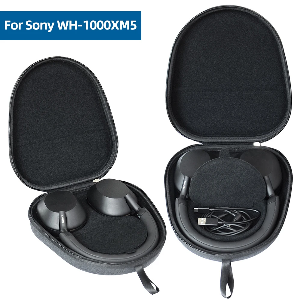 Жесткий чехол из ЭВА для наушн – обзор и цена Sony Headphone Wh-1000Xm5
