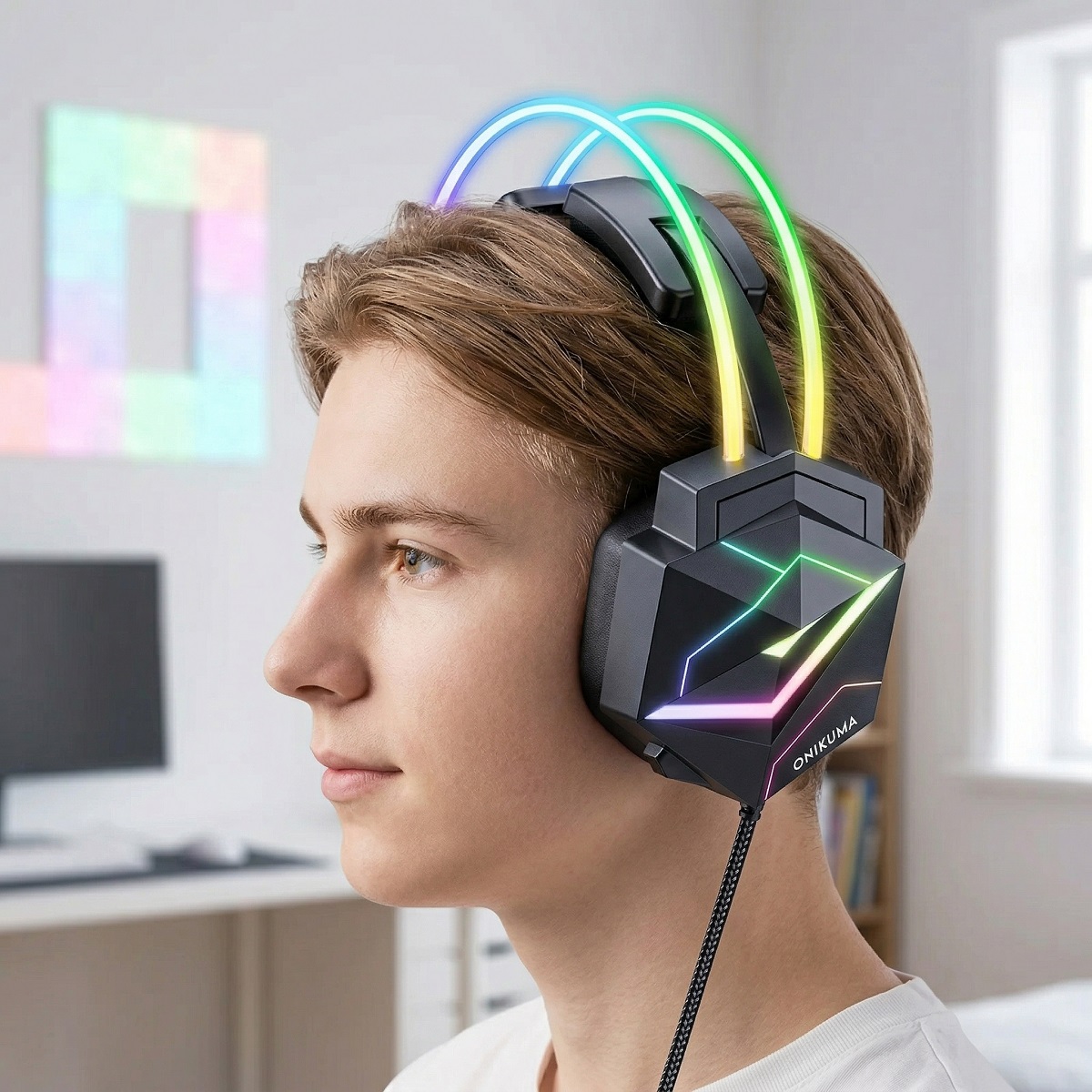 Игровая гарнитура ONIKUMA, про – обзор и цена Gaming Headset Rgb